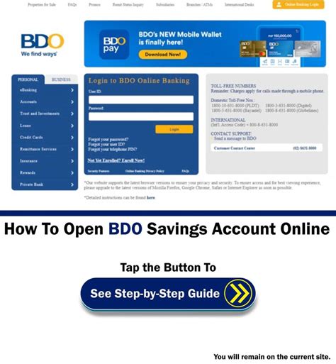How To Open BDO Savings Account at a Branch & the .